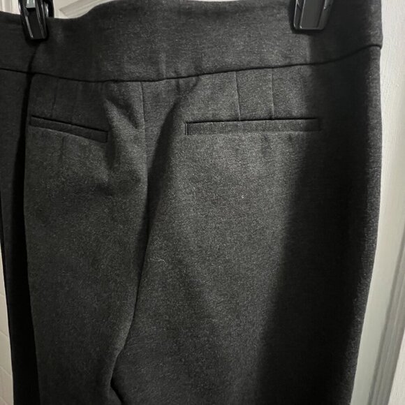 Talbots Charcoal Gray Straight Leg Bootcut Mid-rise Dress Pants Slacks Size 8 - Picture 5 of 6